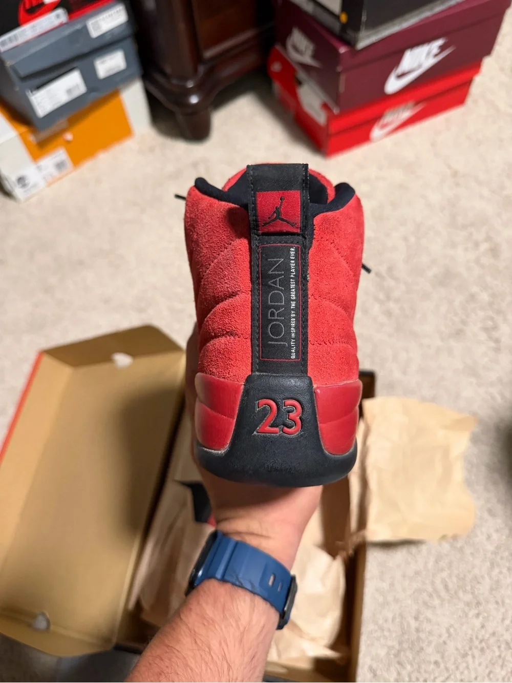 Jordan bold red